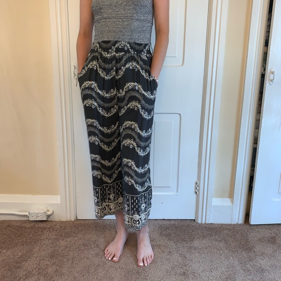 Anthropologie Maple Lane Belted Culotte Jumpsuit - Picture 14 of 16